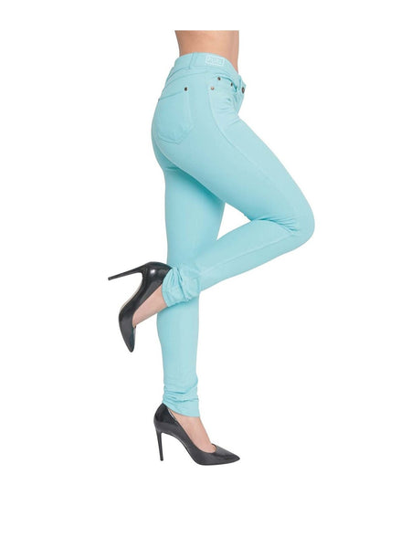Women’s High-Waisted Stretch Jeans LOOK Jeggings Slim Fit Skinny Denim Trousers – Comfortable, Soft, Pull-On Elastic Waist Pants for Shaping Body Contour, Casual Everyday Wear, Lightweight, Breathable, Stretchy Jean Leggings, Fashion Essentials, Slimming