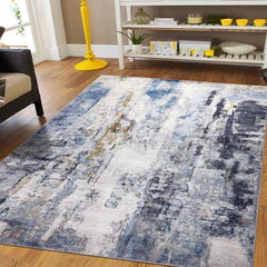 1pc Area Rug Modern Abstract Living Room Boho Art Bedroom Dining Room Nursery Lounge Home Office Grey/ , Home Practical Carpet Round and Rectangular