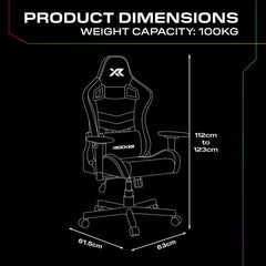 X Rocker Opal RGB Junior Gaming Chair with LED Lights