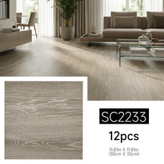 Marble Floor Tiles Self Adhesive, Vinyl Flooring Peel and Stick Floor Tiles Waterproof for Kitchen Living Room and Bathroom DIY Flooring 30x30cm 12pcs (1.08㎡)