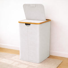 140L Lid Laundry Basket with Extra large Washing with 2 Removable Laundry Bags
