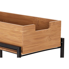 Seville Classics Bamboo 2-Tier Sliding Drawer Organiser