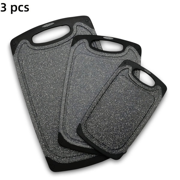 3pcs/13pcs Kitchen Cutting Board, Plastic Cutting Board, Thick Cutting Board, Suitable For Cutting Meat, Vegetables, And Fruits, With Easy-grip Handle, Dishwasher Safe.