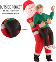 Morph Inflatable Santa Costume Kids, Kids Santa Costume, Inflatable Christmas Costumes, Christmas Blow up Costumes