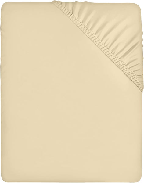 Utopia Bedding Fitted Sheet Double, Grey - Deep Pocket 14 Inch (35 Cm) - Easy Care - OEKO-TEX Certified - Soft Brushed Microfibre Fabric - Shrinkage and Fade Resistant - Bottom Sheet