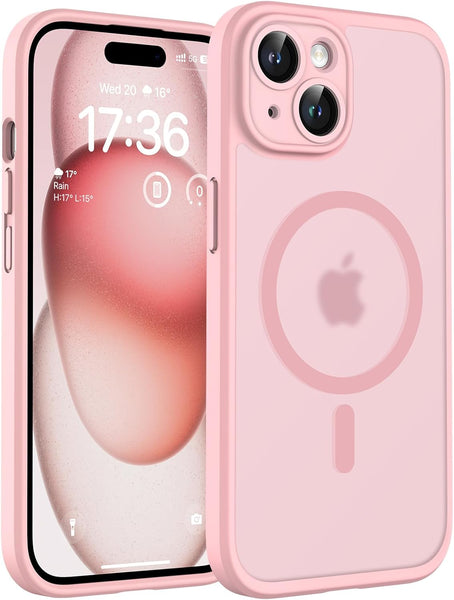 TOCOL Magnetic for Iphone 17 Pro Max Case 6.9-Inch, Compatible with Magsafe, Full Camera Protection, Built-In Magnetic Ring, Drop Protection Shockproof Translucent Matte Phone Cover