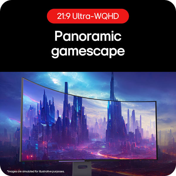 LG Ultragear 45 Inch WQHD 240Hz OLED Gaming Monitor, 45GS95QE-B