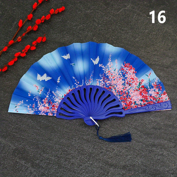 Folding Fan Hand Held Bamboo Fan Chinese Style Wedding Party Dance Fans hot