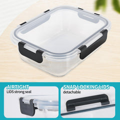 Food container, 10 pack glass container, sealed box, 2 sizes, reusable
