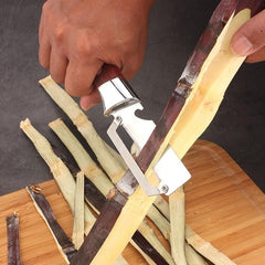 The 1-Part New Multifunctional Stainless Steel Peeler with Massive Wooden Handle Is an Indispensable Kitchen Tool for Easy And Quick Peeling of Fruit And Vegetables.