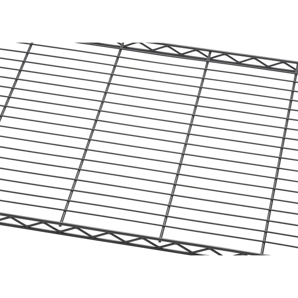 TRINITY 5 Tier Black Storage Bin Rack