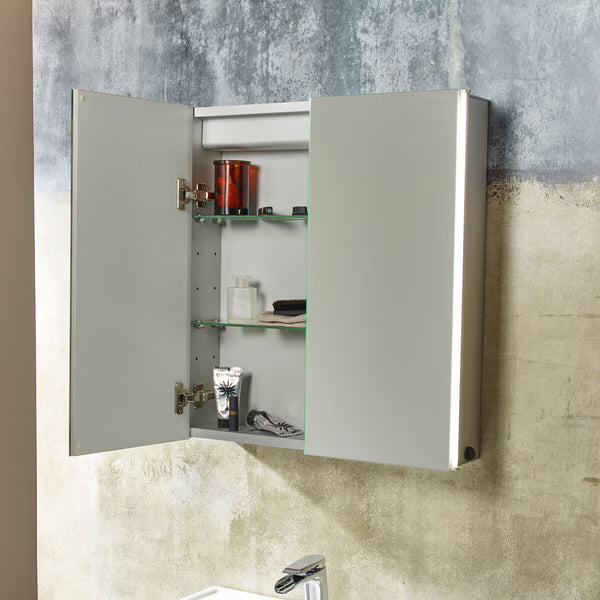 Tavistock Endure 2 Door Mirror Cabinet, 65 X 65 X 13.6 Cm