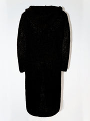 Men's Casual Sport Sweater, Long Hooded Knit Cardigan with Thick Yarn Knitting, Large Side Pockets, Loose Fit, Warm and Stylish, for a Casual and Stylish Look