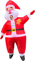 Inflatable Christmas Costume - Blow up Suit for Halloween, Festivals & Carnivals