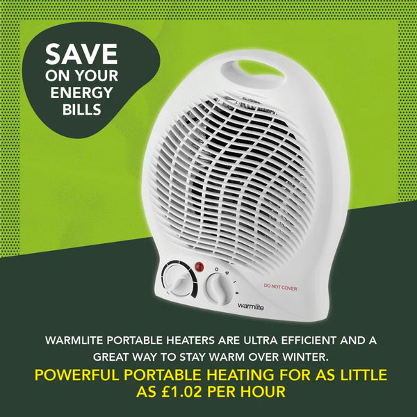 Thermo Fan Heater with 2 Heat Settings and Overheat Protection, 2000W