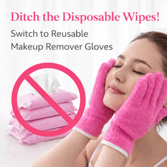 Make Up Remover Gloves Skincare Products For Women Sensitive Skin Wet Wipes Make Up Remover Pads Make Up Remover Products Make Up Remover Wipe for Eyes Facial Sponges Your Face Sensitive Wipes Soft Microfiber Towel Suitable For Women Clean Girl Accessorie