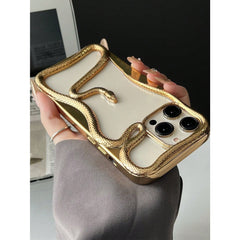 Luxury Snake Phone Case For iPhone 17 16 15 14 13 12 11 Pro Max Shockproof