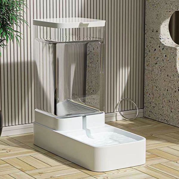 Pet Feeder Pets Food Feeder and Waterer Set 3.8L 2.1kg, 29*13.5*28.5cm, Travel Supply Feeder and Water Dispenser for Dogs Cats Pets Animals