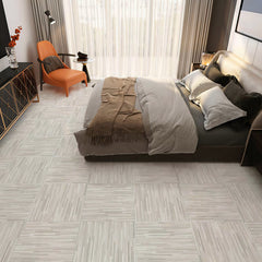 LIVINGANDHOME 24PCS Peel and Stick Non-slip Floor Tiles - 12