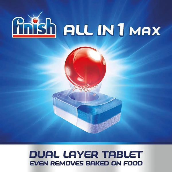 Finish Power Essential Dishwasher Tablets | Lemon | 400 Tabs Bulk Pack