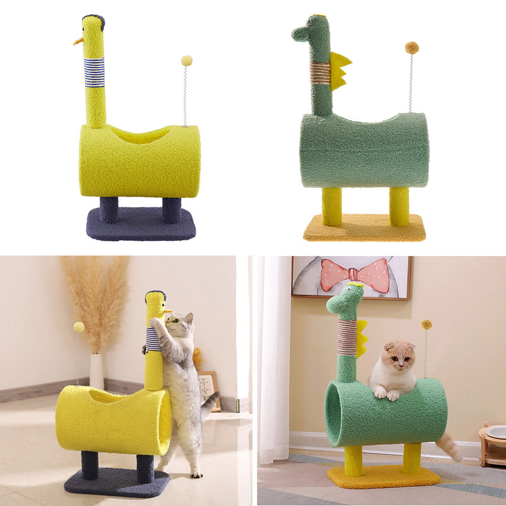 Lovely Design Cat Tree, Cat Scratching Post, Cat Nest, Multifunctional and Practical Cat Supplies for Cat'S Entertainment, Rest and Sleep. Two Styles Will Be Loved By Your Cat