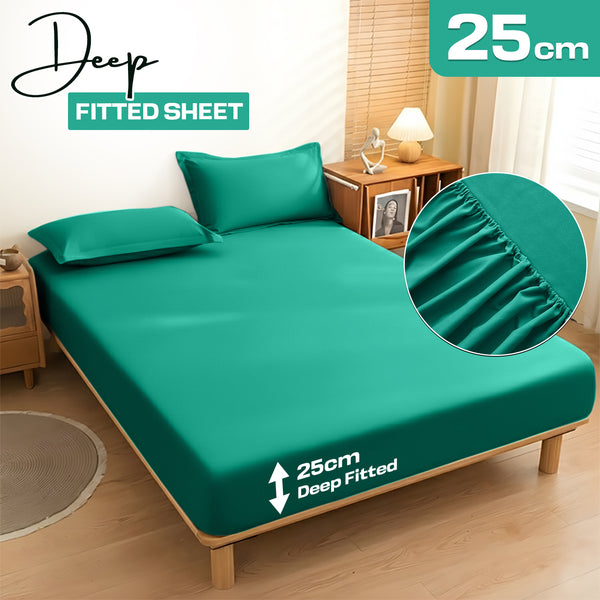 4pcs Printed Duvet Cover Set – Ultra-Soft & Breathable Microfiber Complete Bedding Set with Matching Pillowcases and Brushed Solid Color Fitted Sheet, Machine Washable, Available in All UK Sizes
