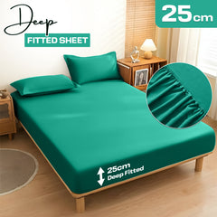4pcs Printed Duvet Cover Set – Ultra-Soft & Breathable Microfiber Complete Bedding Set with Matching Pillowcases and Brushed Solid Color Fitted Sheet, Machine Washable, Available in All UK Sizes