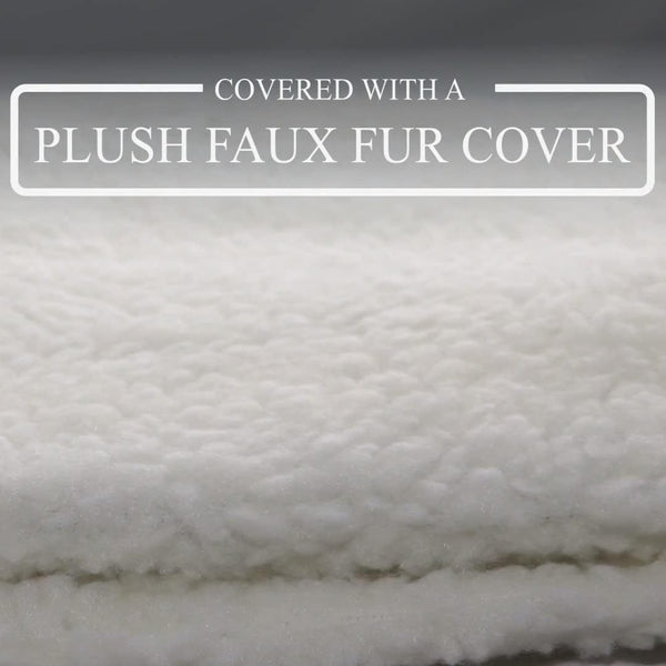 Cat Radiator Bed | Warm Fleece Hammock With Washable Cover | Hanging Radiator beds For Indoor Cats for Kittens & Cats (44x29x23cm) (White Pet Radiator Bed)