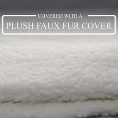 Cat Radiator Bed | Warm Fleece Hammock With Washable Cover | Hanging Radiator beds For Indoor Cats for Kittens & Cats (44x29x23cm) (White Pet Radiator Bed)