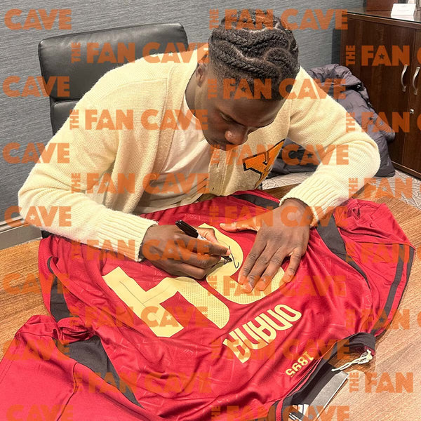 Amadou Onana Signed Framed Belgium Football Shirt Including 1 Photo in 2 Options: White or Black Mount
