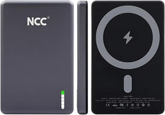 Magnetic Wireless Power Bank Fast Charging – Ultra Slim, with USB-C, Smartphones Battery Pack Compatible with iPhone/Android