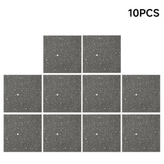 LIFE IDEAS 10/30-Pack Self-Adhesive Vinyl Floor Planks Stickers, Marble Effect Flooring Tiles, 12