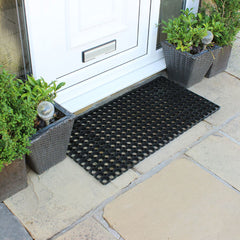 JVL Rondo Contract Rubber Floor Mat, 100 X 50 Cm - 5 Pack