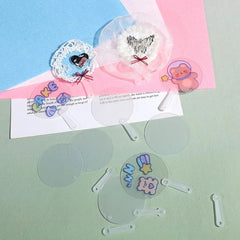 100pcs Adorable Mini Blank Fans | Perfect For Art Projects, Small Gifts For Weddings And Birthday Parties, Unique Presents For Your Girlfriend Or Boyfriend, Made Of Plastic