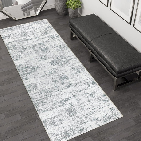 1pc Hallway Runner Rug Non Slip Carpet Runners 80x300cm Modern Abstract Hall Runner Carpet Runner Washable Kitchen Rugs for Hallway Entryway Kitchen Bedroom