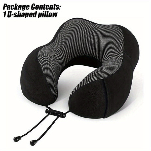 U Shaped Travel Pillow Neck Support Soft Head Rest Car Plane Cushion