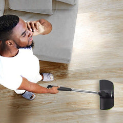 Electric Cordless Mop with Spinning Polisher & Scouring Pads - 360° Rotating Head, Dual-Speed Control, Ergonomic Handle & Telescopic Pole for Hardwood, Tile, PVC Floors - Wet/Dry Cleaning, Scratch-Free Surface Safe, Cordless & Portable Design for Ho