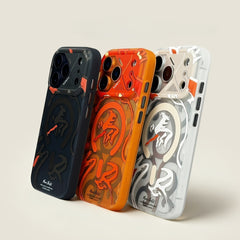 Phone Case: Limited-edition Graffiti Phone Case for The Year of The Horse, Compatible with The iPhone 17 Pro Max, Featuring A Shock-resistant Design, A Stylish Magnetic Attachment and Support for Wireless Charging