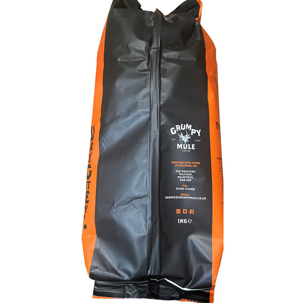 Grumpy Mule Dark Peak Coffee Beans, 1Kg