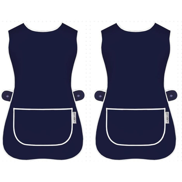 Pack of 2 Tabard Apron | Aprons for Men, Women, and Ladies | Professional Cooking Aprons with 2 Pockets | Adjustable Kitchen Apron for Baking, BBQ, Grilling, Gardening, Crafting, Cleaning, Painting, Barista, Restaurant Work | Cute & Stylish Gift Apron for