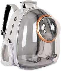 Sipobuy Pet Space Capsule Backpack, Small Medium Cat Puppy Dog Carrier, Transparent Breathable Heat Proof, Pet Carrier for Travel Hiking Walking Camping (Pink)