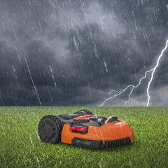 WORX Landroid M500+ WR165E Robot Lawn Mower for Medium Gardens up to 500M2/Cut to Edge Automatic Robotic Lawn Mower with App Control, Wifi