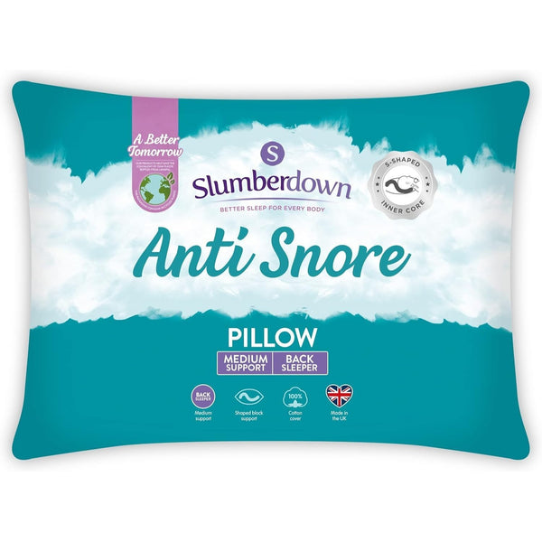Slumberdown Anti Snore Pillow Medium Support
