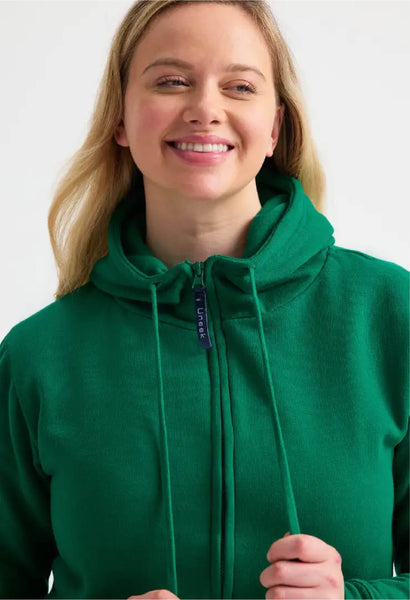 Uneek Clothing UC505 Ladies Classic Full Zip Hooded Sweatshirt - Double Fabric Hood | Brushed Lining, Casual Top for Women | Suitable for Everyday or Work Wear
