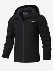 Men's Patchwork Slim-fit Jacket, Suitable for Spring and Autumn Wear, Men's Long-zipper Large-pocket Varsity-style Jacket