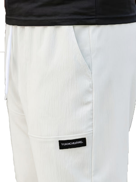 Two-Pc Men'S Casual Pants Men'S Straight-Leg Casual Work Pants Spring And Summer Thin Style