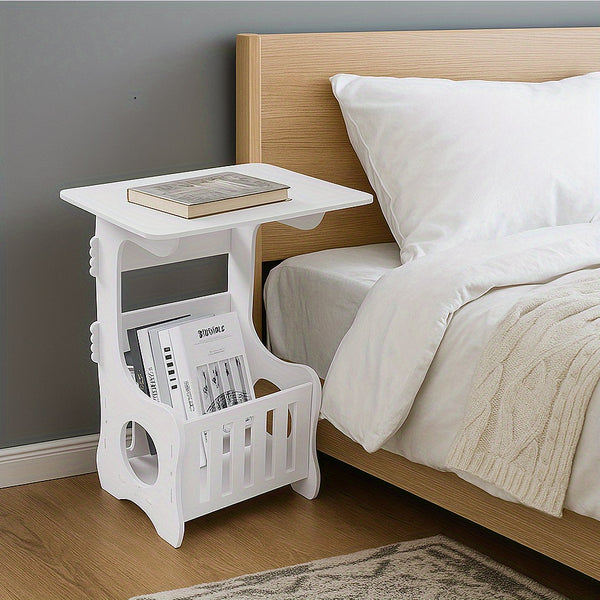 Bedside Table Cabinet Side End Coffee Tea Table Nightstand Storage Shelf