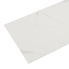 10/20/30/40 Pack Luxury Marble Effect Self-adhesive Floor Tiles 60x30cm, 2mm Thicken Vinyl Flooring Tiles Wall Stickers, Removable PVC Wall Decals, Suitable for Living Room, Bedroom, Kitchen Backsplashes, Bathroom, Office, Background Walls, Easy To Instal