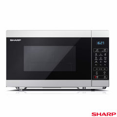Sharp 28 Litre 900W Digital Microwave with 1100W Grill, YC-MG81U-S