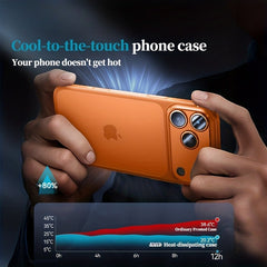 Phone Case - Sleek Case for Iphone 17 Pro Max with Matte Texture And Heat Dissipation Features, High-Quality Protective with Complete Lens Coverage, Drop-Resistant Design for Both Men And Women, Minimalist Phone Case